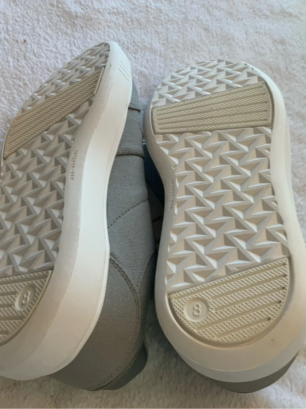 Mens good fellow gray new tennis shoes size 8 sku 3338